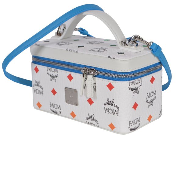 Mcm Women Embroidered Fabric Rockstar Crossbody Bag
